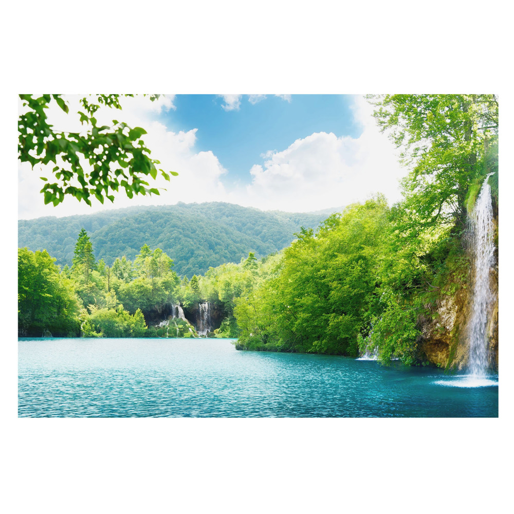 Tapet O cascadă în inima naturii