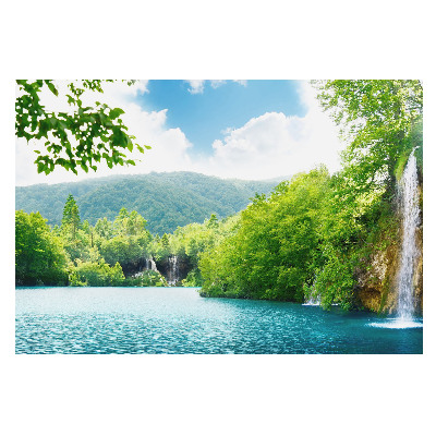 Tapet O cascadă în inima naturii