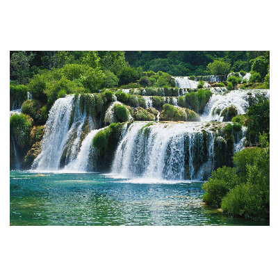 Tapet foto pe vlies Liniștea unei cascade de pădure