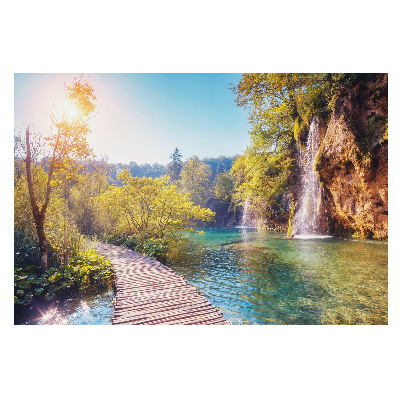 Fototapet pentru dormitor Armonia lacului și a pârâului