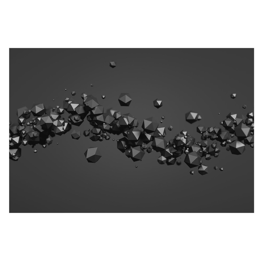 Fototapet modern Solide negre intense