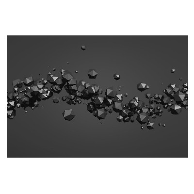 Fototapet modern Solide negre intense
