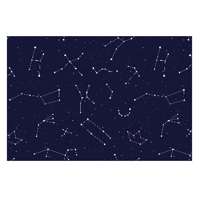 Fototapet la comandă pentru living Harta galaxiilor îndepărtate
