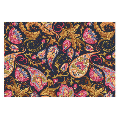 Fototapet la comandă pentru dormitor Clasic paisley colorat