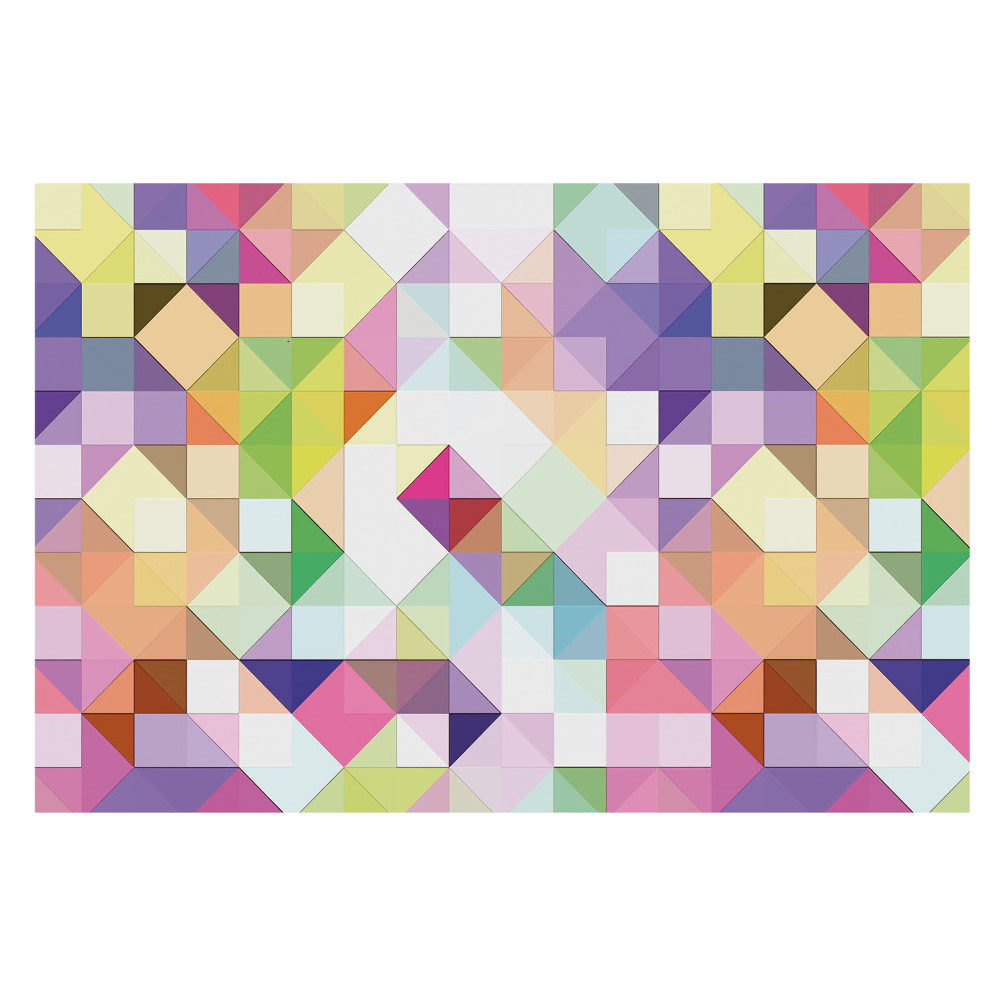 Fototapet vlies Un mozaic viu al geometriei