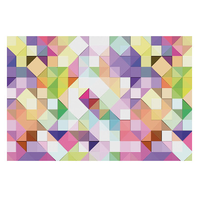 Fototapet vlies Un mozaic viu al geometriei
