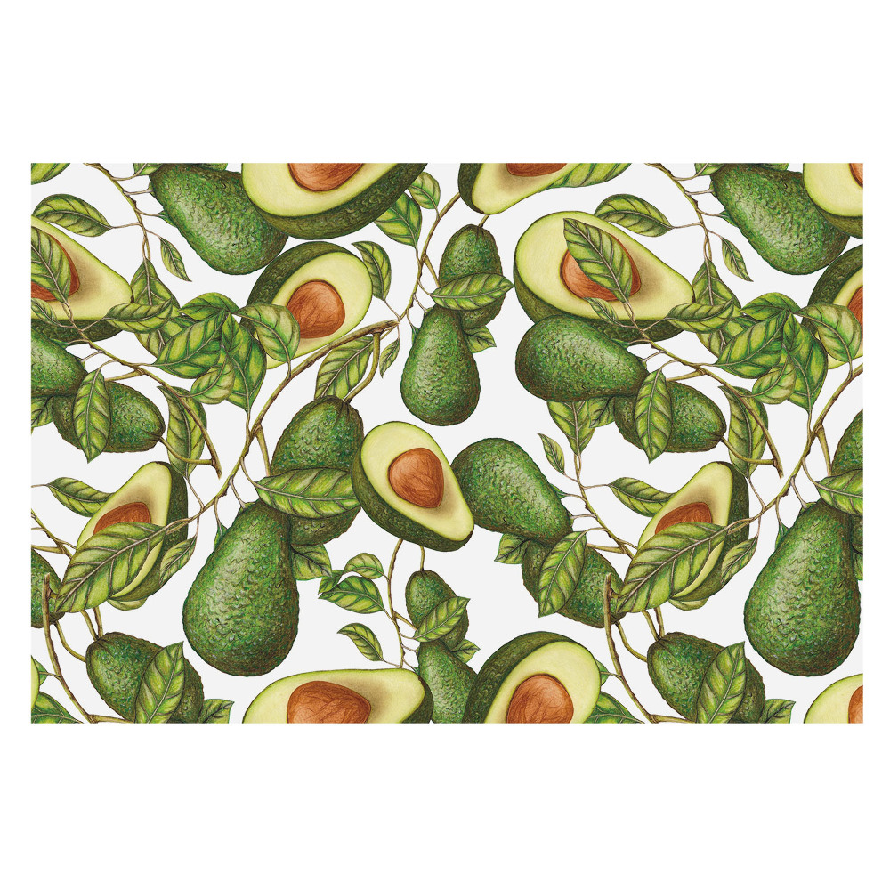 Fototapet la comandă pentru dormitor Natura fructată a avocado-ului