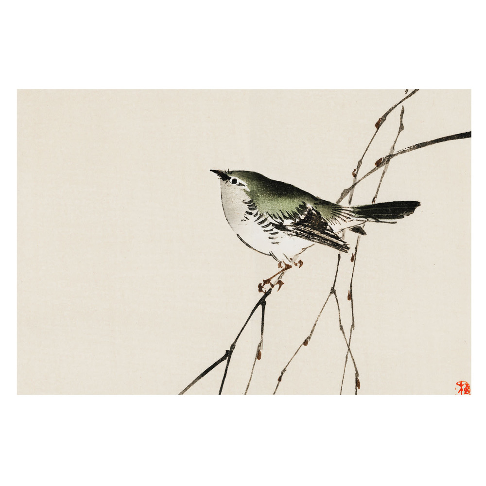 Fototapet la comandă pentru living O schiță minimalistă a naturii