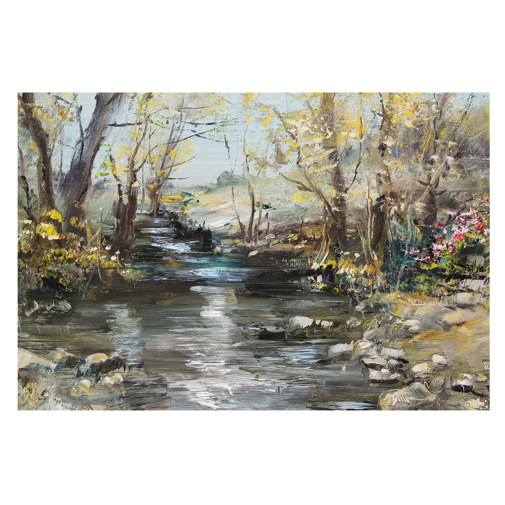 Fototapet vlies pentru living Viața curgând prin pădure