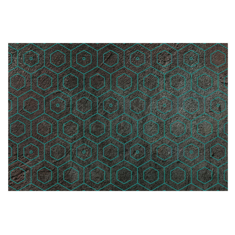 Tapet foto vlies Șic modern hexagonal