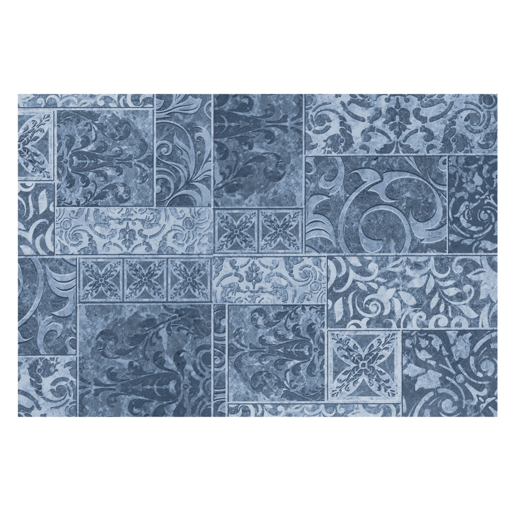 Fototapet vlies pe perete Ornament vintage albastru