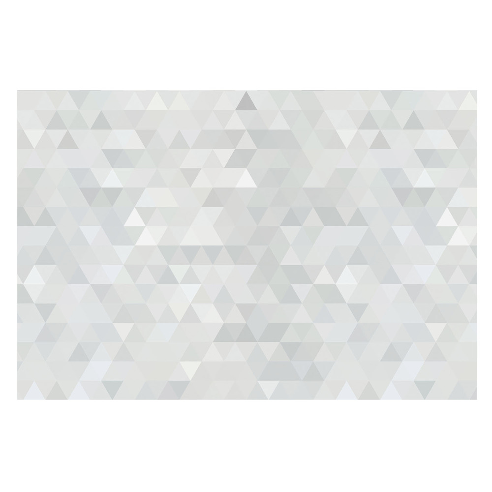 Fototapet pe perete cu triunghiuri geometrice gri