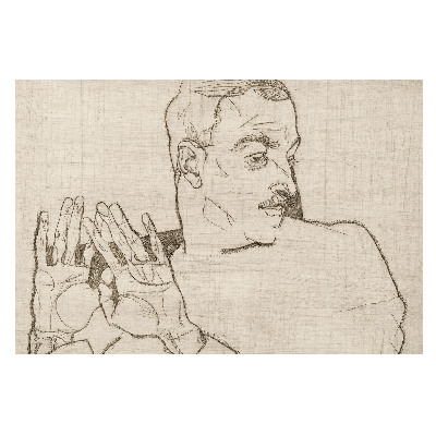 Fototapet vlies imprimat Schiță de gest minimalist