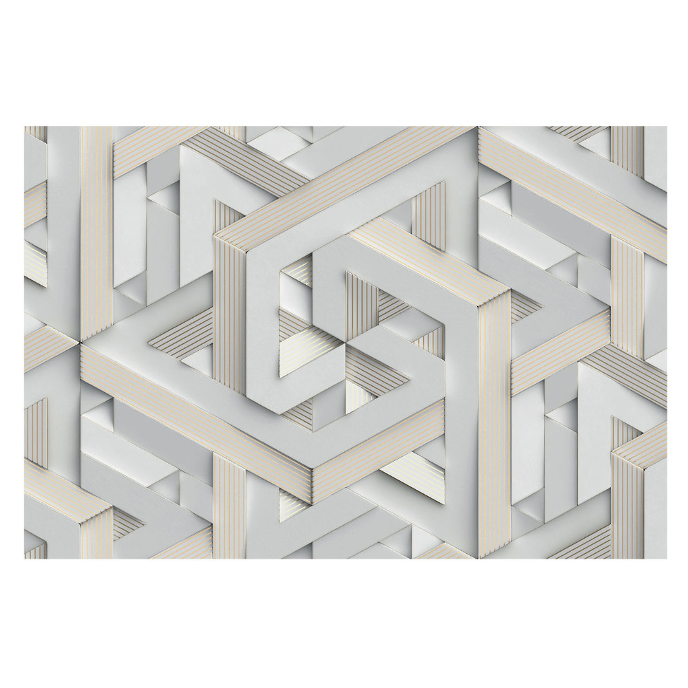Fototapet Iluzie tridimensională a geometriei
