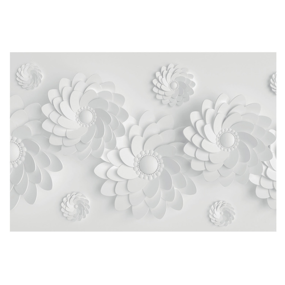 Fototapet modern la comandă Spirale florale moderne