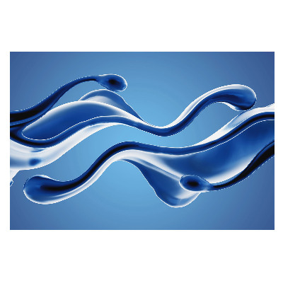 Fototapet vlies pentru dormitor Forme fluide futuriste