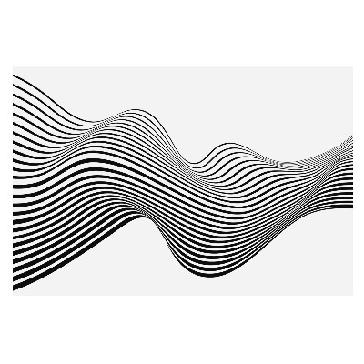 Fototapet modern la comandă Minimalism dinamic al liniilor