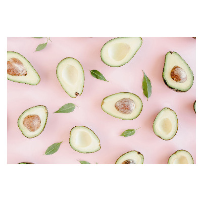 Tapet foto Avocado pe fundal roz