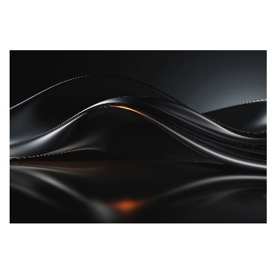 Fototapet modern pentru living Val metalic elegant