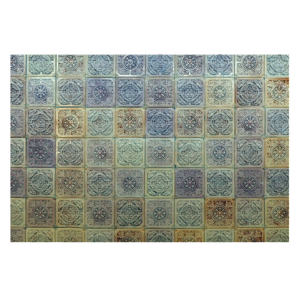 Fototapet vlies pentru living Plăci geometrice elegante
