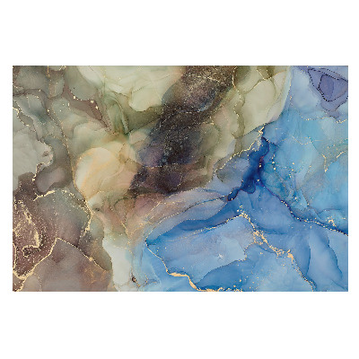 Fototapet decorativ pe perete Paletă abstractă albastru-verde