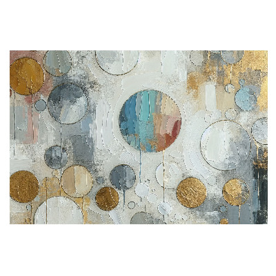 Fototapet modern la comandă Cercuri abstracte colorate
