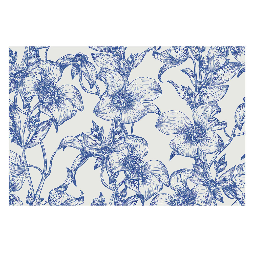 Fototapet modern Ramuri de flori clasice