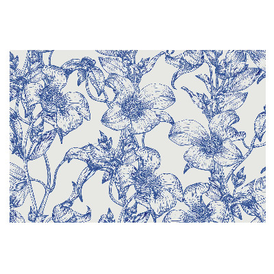 Fototapet modern Ramuri de flori clasice