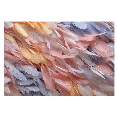 Tapet foto Pene pastelate deschise