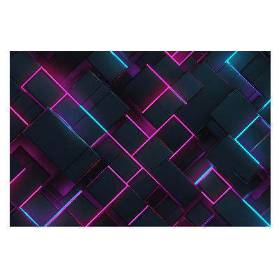 Tapet foto decorativ Model iluminat cu neon