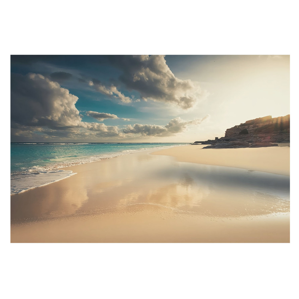 Fototapet la comandă pentru living Coasta însorită a oceanului