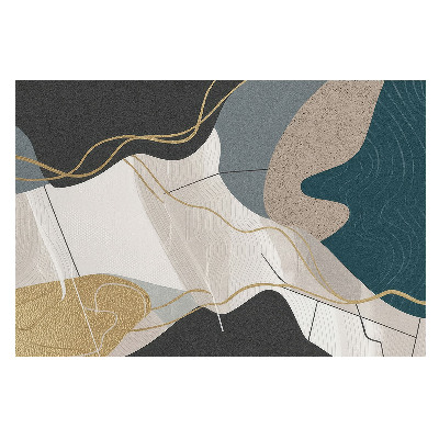 Fototapet decorativ pe perete Geometria subtilă a formelor moderne