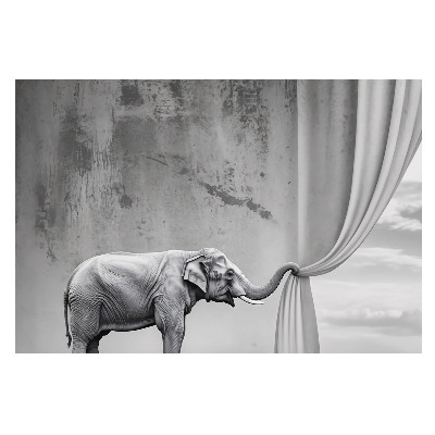 Fototapet la comandă Imaginea unui elefant într-o lume de vis