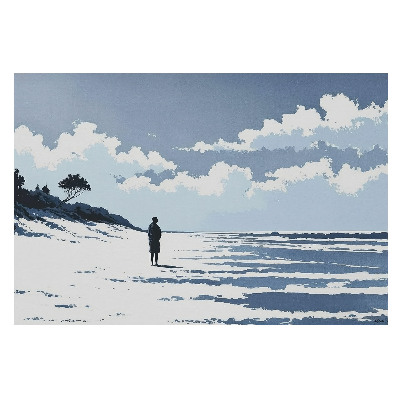 Fototapet Singurătate pe Coasta Albastră