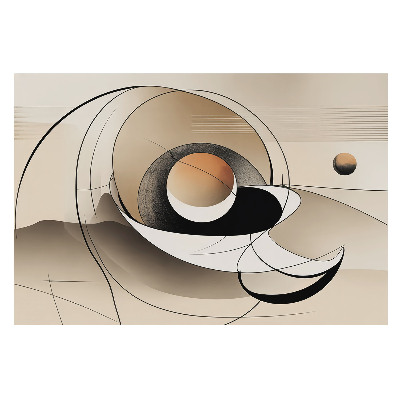 Fototapet la comandă pentru dormitor Stil modern de abstracție elegantă