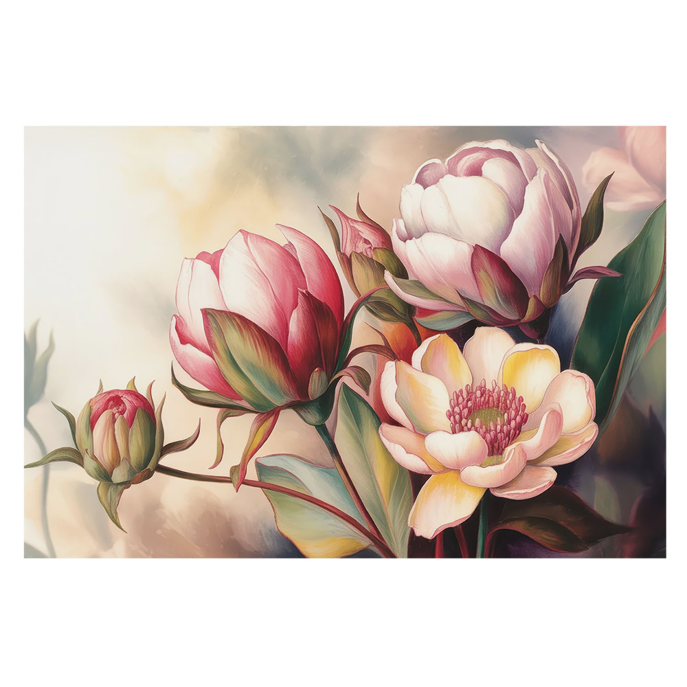 Fototapet modern Armonia naturii într-un buchet floral