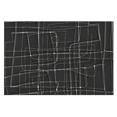 Fototapet la comandă pentru living Ritm geometric pe un fundal întunecat