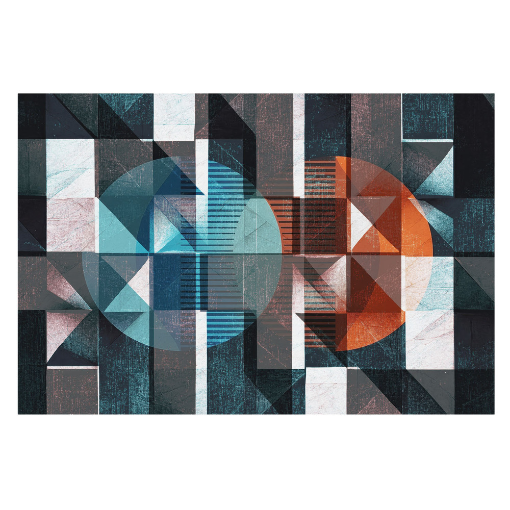 Fototapet pe perete Culori dinamice ale modelului geometric