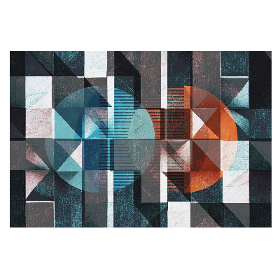 Fototapet pe perete Culori dinamice ale modelului geometric