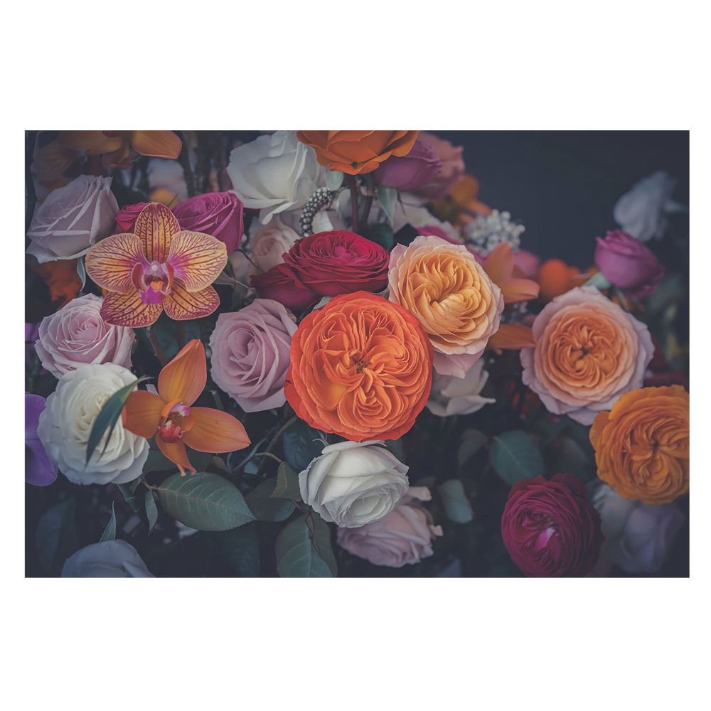 Tapet foto decorativ Un buchet multicolor de armonie florală