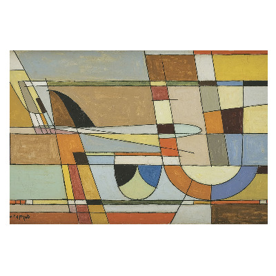 Fototapet decorativ pe perete Ordinea abstractă a formelor geometrice