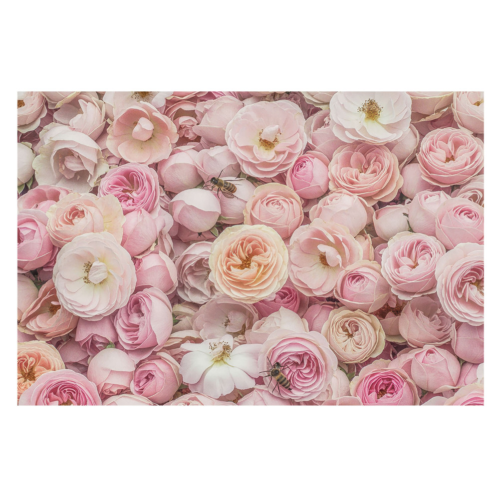Fototapet vlies pentru living Un buchet armonios de flori frumoase