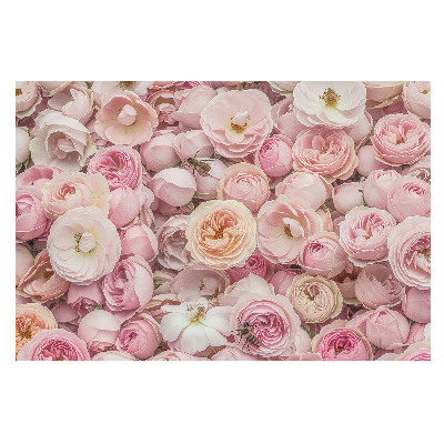 Fototapet vlies pentru living Un buchet armonios de flori frumoase