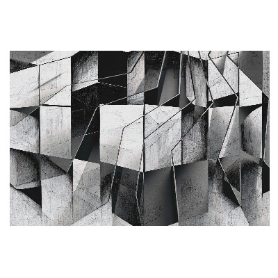 Fototapet la comandă pentru living Stil modern de abstracție geometrică