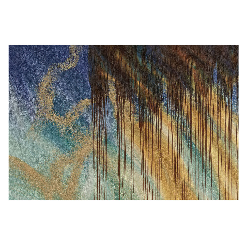 Fototapet pentru living O împletire colorată de linii abstracte