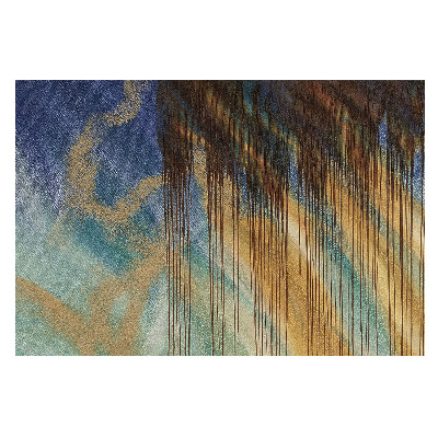 Fototapet pentru living O împletire colorată de linii abstracte