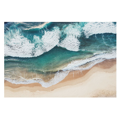 Fototapet la comandă Nisip auriu și puterea oceanului