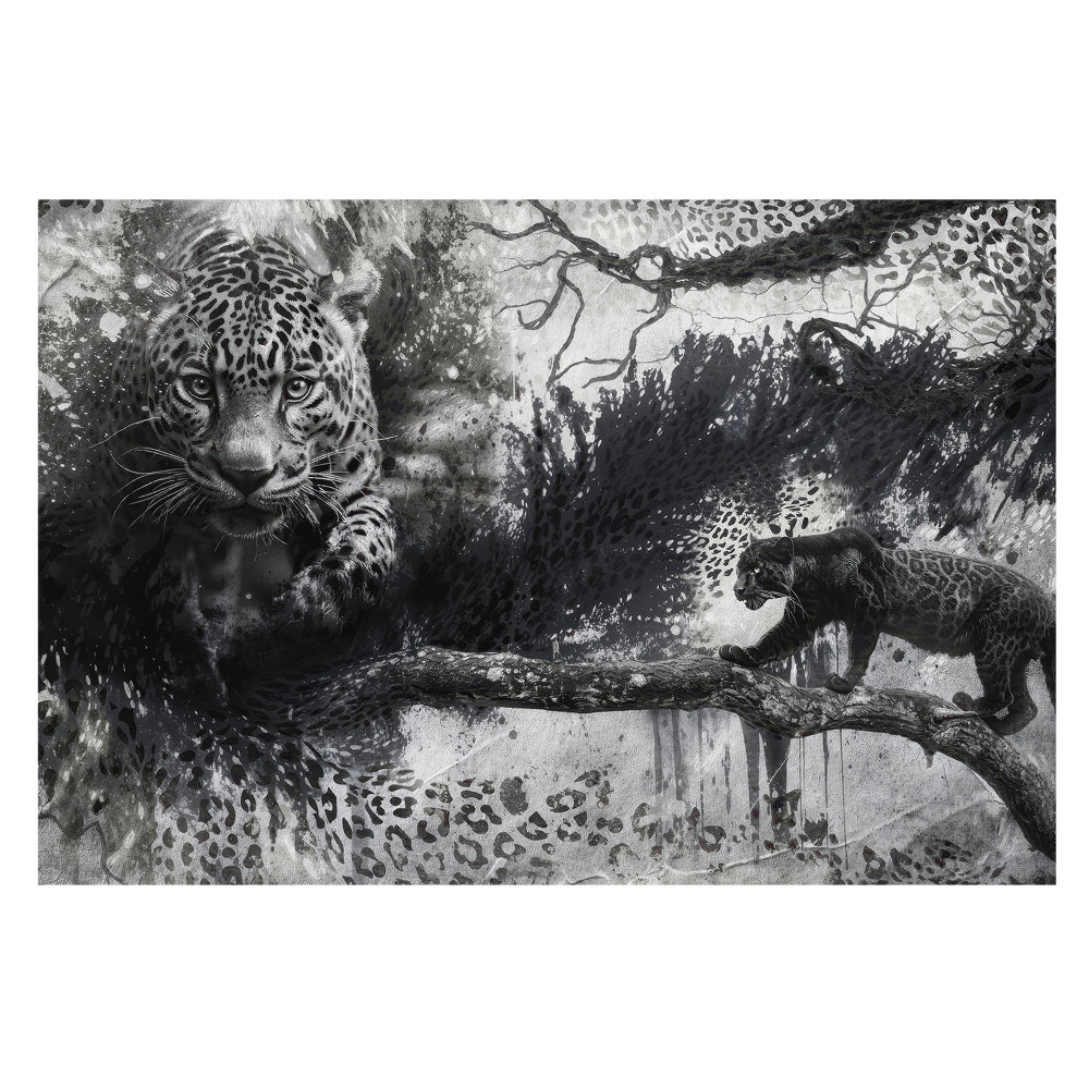 Fototapet Umbre dinamice de leopard