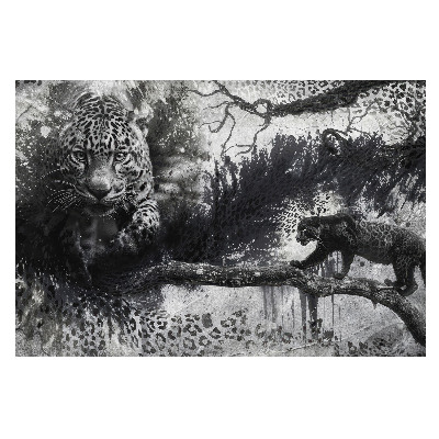 Fototapet Umbre dinamice de leopard