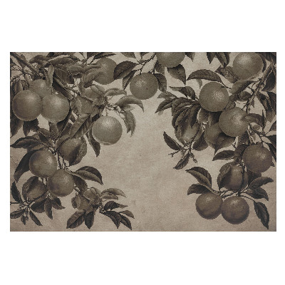 Fototapet vlies pentru copii Șic retro fructat